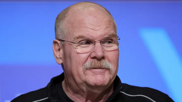 Andy Reid head coach of the Kansas City Chiefs