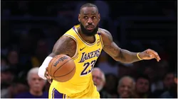 LeBron James of the Los Angeles Lakers