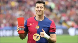 Robert Lewandowski of FC Barcelona