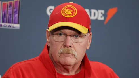 Andy Reid head coach of the Kansas City Chiefs