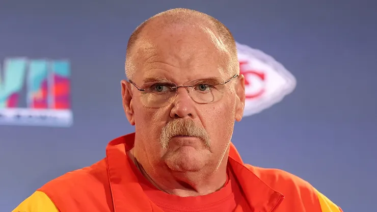 Andy Reid head coach of the Kansas City Chiefs