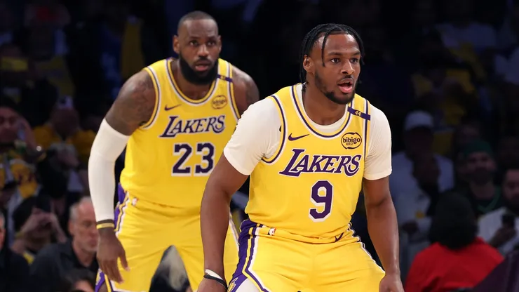 LeBron and Bronny James are the first fahter-son duo in NBA history