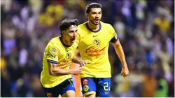 Alejandro Zendejas of America celebrate with Henry Martin