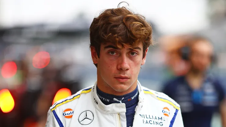 Franco Colapinto of Williams walks in the Pitlane during Sprint Qualifying ahead of the F1 Grand Prix of Brazil