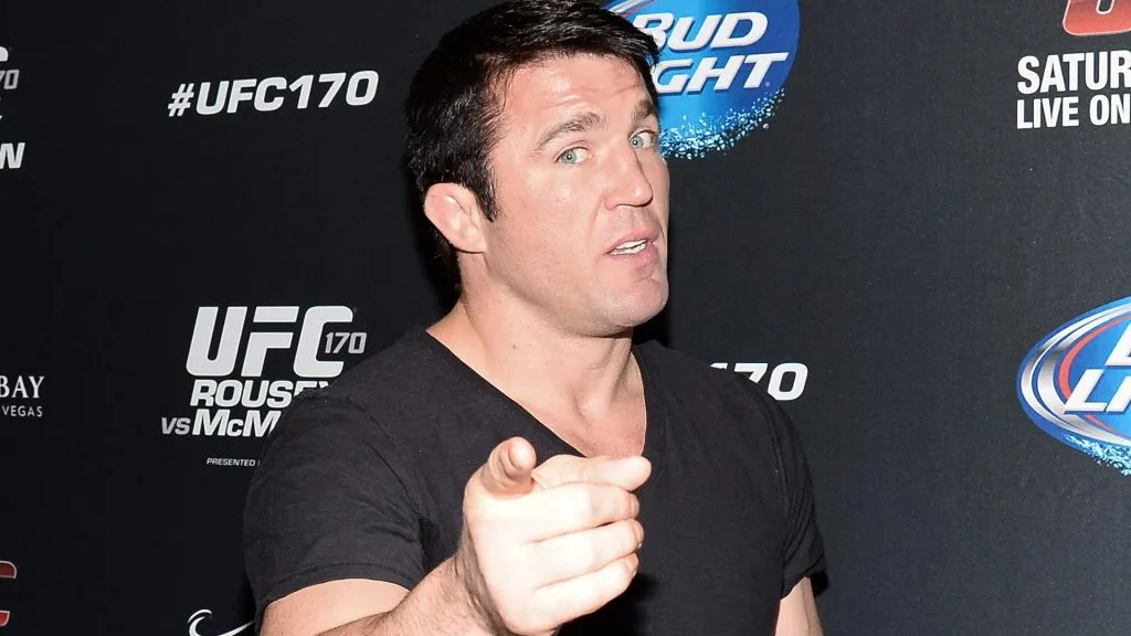 Mixed martial artist Chael Sonnen attends the UFC 170 event at the Mandalay Bay Events Center on February 22, 2014 in Las Vegas, Nevada. (Photo by Ethan Miller/Getty Images)