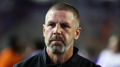 Head Coach Billy Napier of the Florida Gators looks on after the Florida Gators spring football game at Ben Hill Griffin Stadium on April 13, 2023 in Gainesville, Florida.