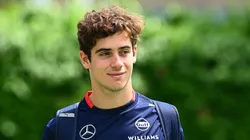 Franco Colapinto of Argentina and Williams walks in the Paddock prior to practice ahead of the F1 Grand Prix of Singapore
