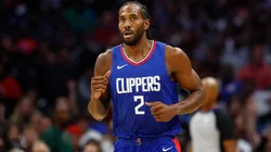 Kawhi Leonard #2 of the LA Clippers in the second half at Crypto.com Arena on October 25, 2023.