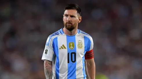 Lionel Messi of Argentina looks on during the match against Bolivia for 2026 World Cup Qualifiers.