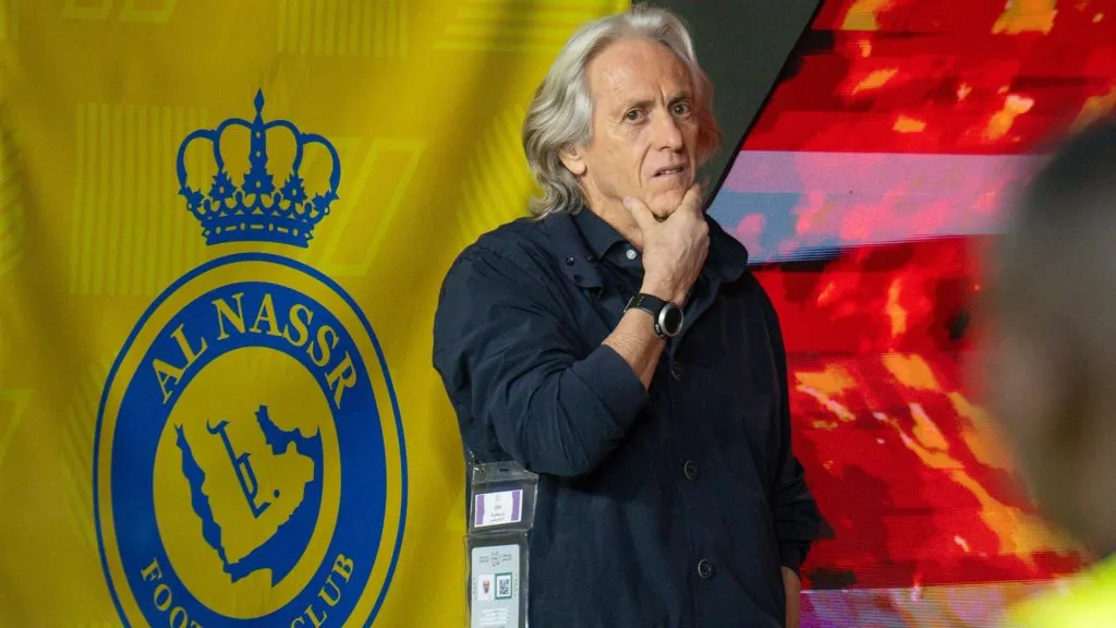 Jorge Jesus coach of Al Hilal looks on during the Saudi Pro League match between Al-Nassr and Al-Hilal at Al Awwal Park on May 17, 2024. (Source: Yasser Bakhsh/Getty Images)