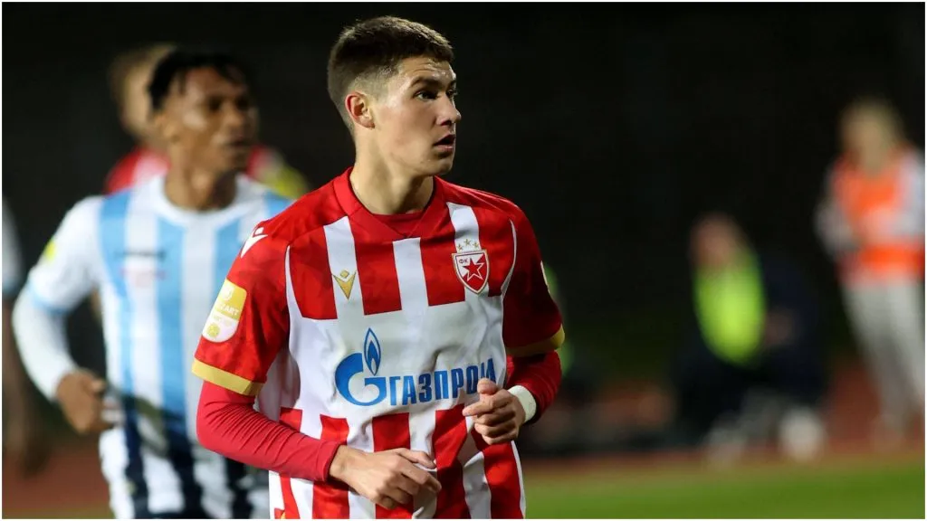 Andrija Maksimovic of Crvena Zvezda – IMAGO / Aleksandar Djorovic