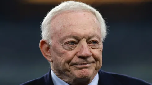 Dallas Cowboys owner Jerry Jones looks on prior to a game against the Houston Texans at AT&T Stadium on December 11, 2022 in Arlington, Texas.