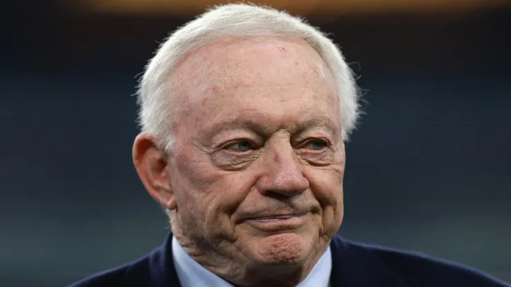 Dallas Cowboys owner Jerry Jones looks on prior to a game against the Houston Texans at AT&T Stadium on December 11, 2022 in Arlington, Texas.