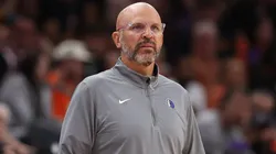 Head coach Jason Kidd of the Dallas Mavericks reacts during the second half of the NBA game against the Phoenix Suns at Footprint Center on October 26, 2024 in Phoenix, Arizona. The Suns defeated the Mavericks 114-102.