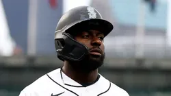 Archive: Taylor Trammell #5 of the Seattle Mariners reacts after striking out against the New York Yankees during the fourth inning at T-Mobile Park on May 31, 2023 in Seattle, Washington.