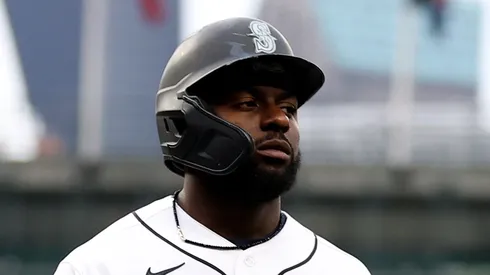 Archive: Taylor Trammell #5 of the Seattle Mariners reacts after striking out against the New York Yankees during the fourth inning at T-Mobile Park on May 31, 2023 in Seattle, Washington.