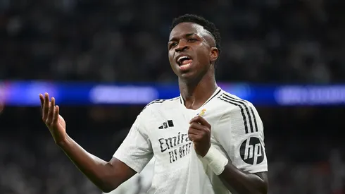 Vinicius Jr of Real Madrid celebrates
