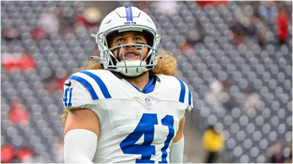 Indianapolis Colts linebacker Grant Stuard – IMAGO / Icon Sportswire
