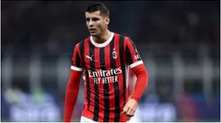 Alvaro Morata of AC Milan
