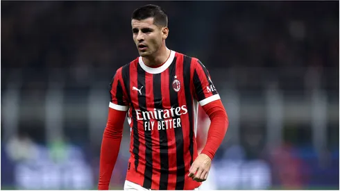 Alvaro Morata of AC Milan