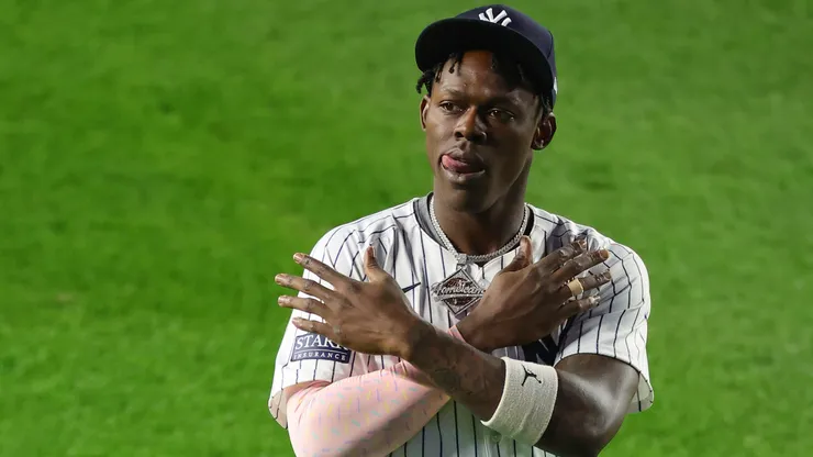 Jazz Chisholm Jr. #13 of the New York Yankees.