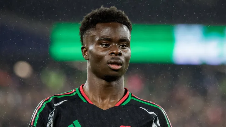 Bukayo Saka (7 Arsenal) during the Premier League game between West Ham and Arsenal