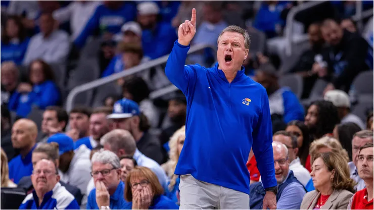 Kansas Jayhawks head coach Bill Self