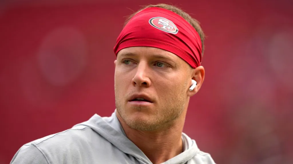 Christian McCaffrey, running back for the San Francisco 49ers