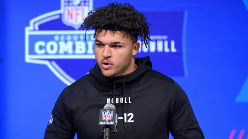 Guerendo during the NFL Combine