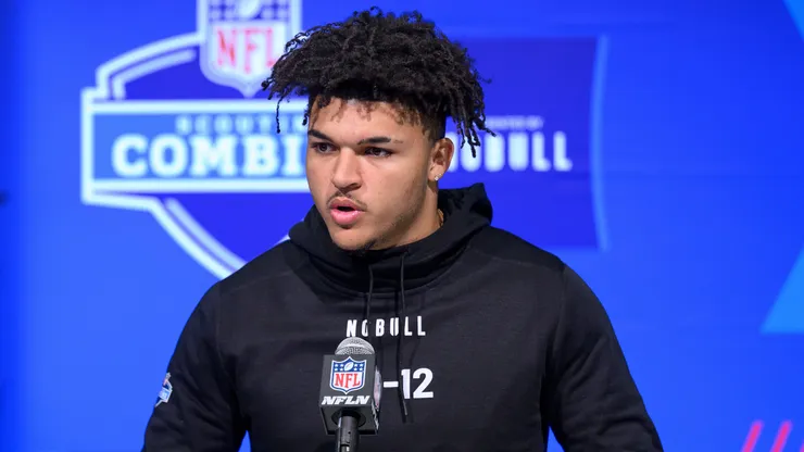 Guerendo during the NFL Combine