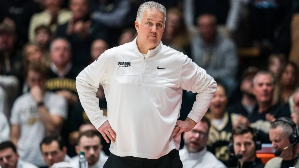 Purdue Boilermakers Head Coach Matt Painter during the NCAA, College League, USA mens basketball game between the Minnesota Golden Gophers and the Purdue Boilermakers in 2024. (Source: IMAGO / ZUMA Press Wire)