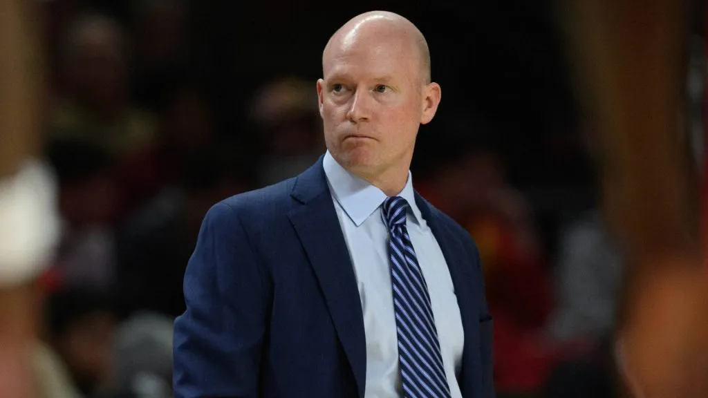Maryland Terrapins head coach Kevin Willard looks on during the NCAA, College League, USA basketball game between the Rutgers Scarlet Knights and the Maryland Terrapins. (Source: IMAGO / ZUMA Press Wire)