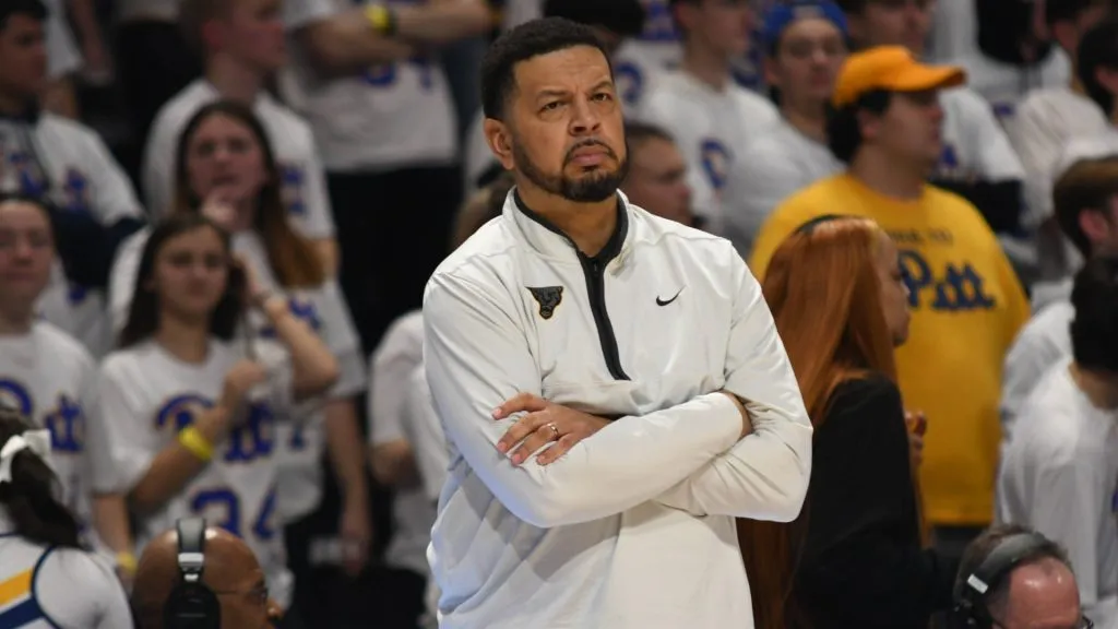 Pittsburgh Panthers head coach Jeff Capel during the college basketball game between the Wake Forest Demon Deacons and the Pittsburgh Panthers in 2023. (Source: IMAGO / ZUMA Press Wire)