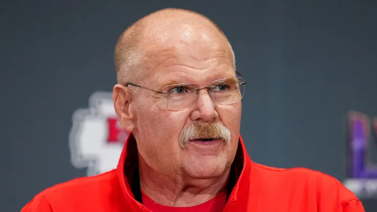 Andy Reid head coach of the Kansas City Chiefs