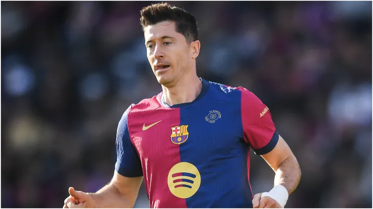Robert Lewandowski of Barcelona