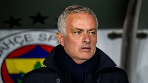Manager of Fenerbahce Jose Mourinho before the match against Gaziantep
