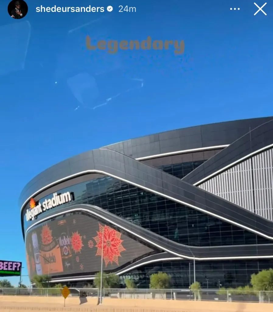 Shedeur Sanders’ Instagram story