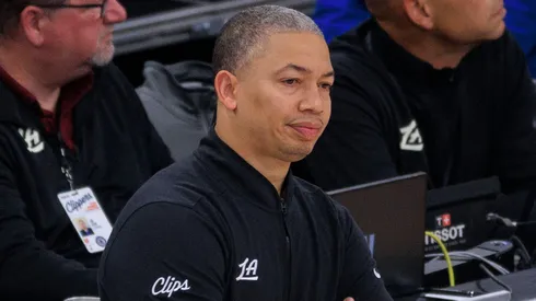Head coach, Tyronn Lue of the Los Angeles Clippers during their regular season NBA, Basketball Herren, USA game against the Minnesota Timberwolves on Wednesday December 4, 2024 at Intuit Dome Arena in Inglewood, California. Clippers defeat Timberwolves, 108-80.