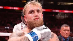 Jake Paul is introduced before his fight against Mike Tyson fight during LIVE On Netflix: Jake Paul vs. Mike Tyson at AT&T Stadium on November 15, 2024 in Arlington, Texas.