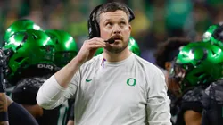 Big Ten Championship Penn State vs Oregon DEC 07 December 7, 2024: Oregon Ducks head coach Dan Lanning during the NCAA Big Ten Championship football game between the Penn State Nittany Lions and the Oregon Ducks at Lucas Oil Stadium in Indianapolis, Indiana. Darren Lee CSM.