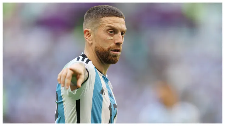 Papu Gomez in action during the Qatar 2022 Group C match between Argentina - Saudi Arabia at Lusail Stadium in Lusail, Qatar.
