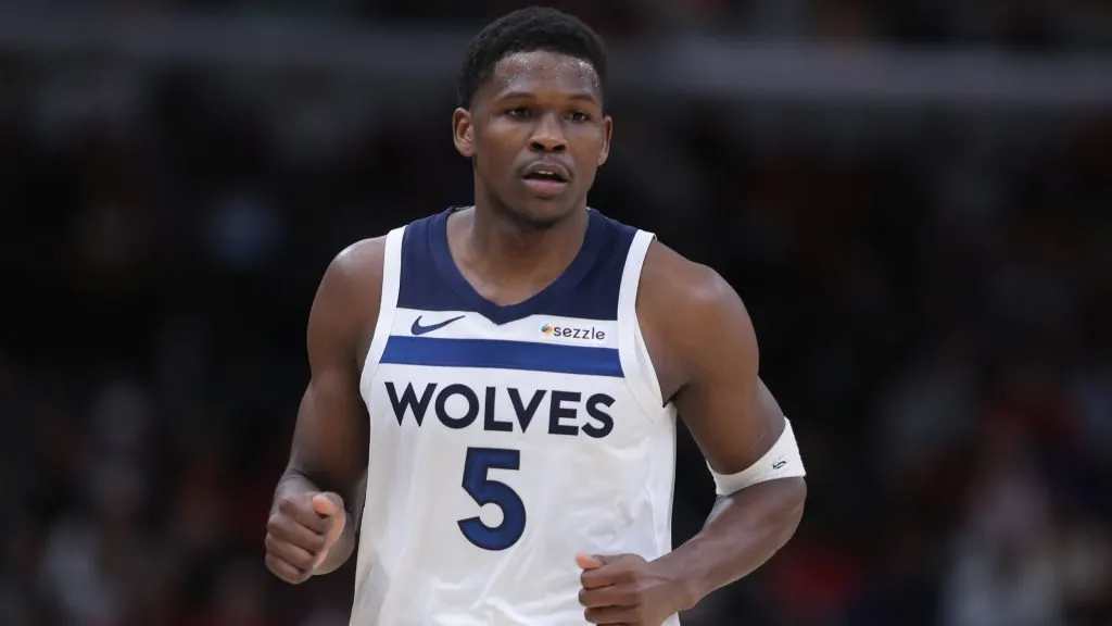 Minnesota Timberwolves guard Anthony Edwards (5) during the first half against the Chicago Bulls on November 7, 2024. (Source: IMAGO / Icon Sportswire)