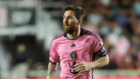 Lionel Messi of Inter Miami looks on during a match