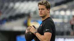 Cincinnati Bengals quarterback Joe Burrow (9) during the Cincinnati Bengals vs Los Angeles Chargers game on November 17, 2024.