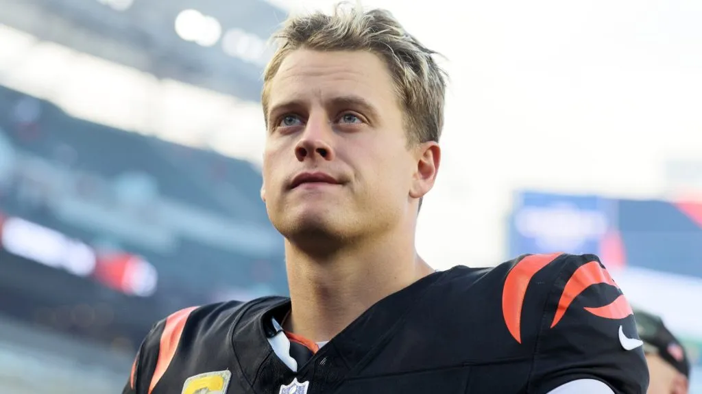 Joe Burrow #9 of the Cincinnati Bengals against the Las Vegas Raiders at Paycor Stadium on November 03, 2024. (Source: Andy Lyons/Getty Images)