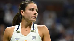 Emma Navarro (USA) during her semi final round match at the 2024 US Open.