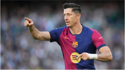Robert Lewandowski of Barcelona