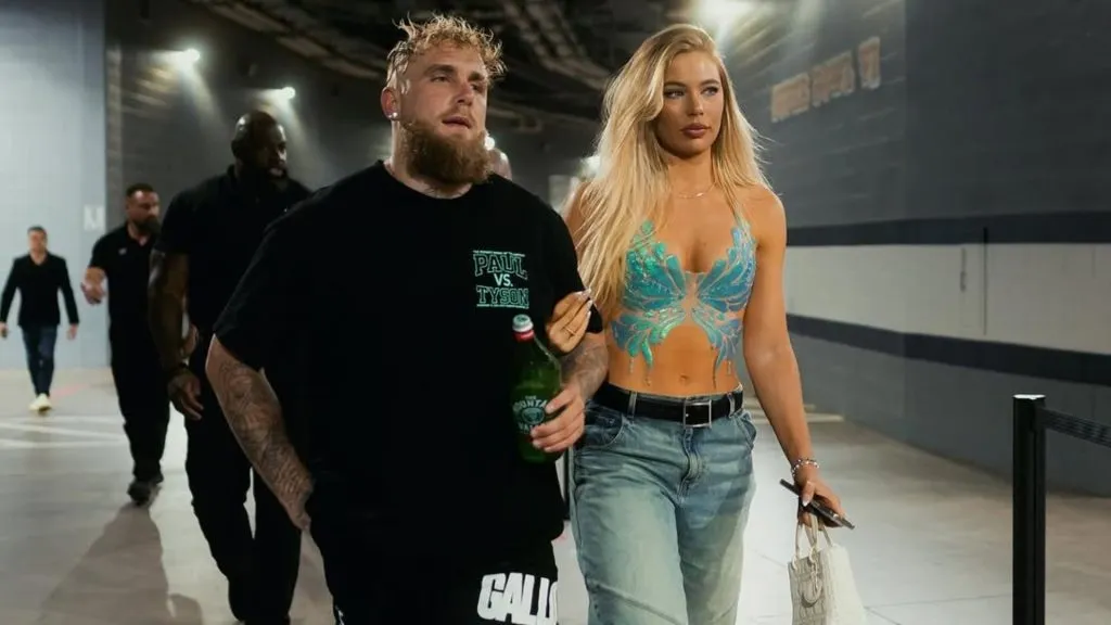 Jutta Leerdam and Jake Paul via Instagram.