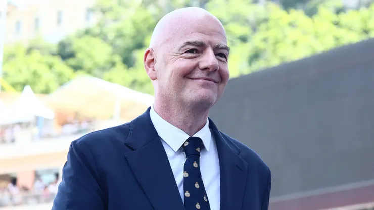 Gianni Infantino before the Formula 1 Grand Prix of Monaco at Circuit de Monaco in Monaco on May 26, 2023. Monaco