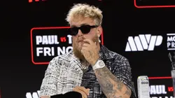 Jake Paul during a press conference